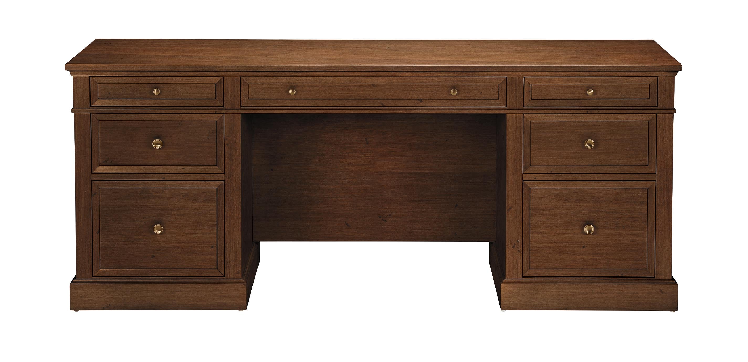 Continental Double Pedestal Desk | Pedestal Desk | Ethan Allen