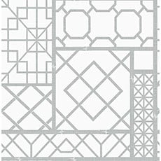 Light Gray swatch Dynasty Wallpaper