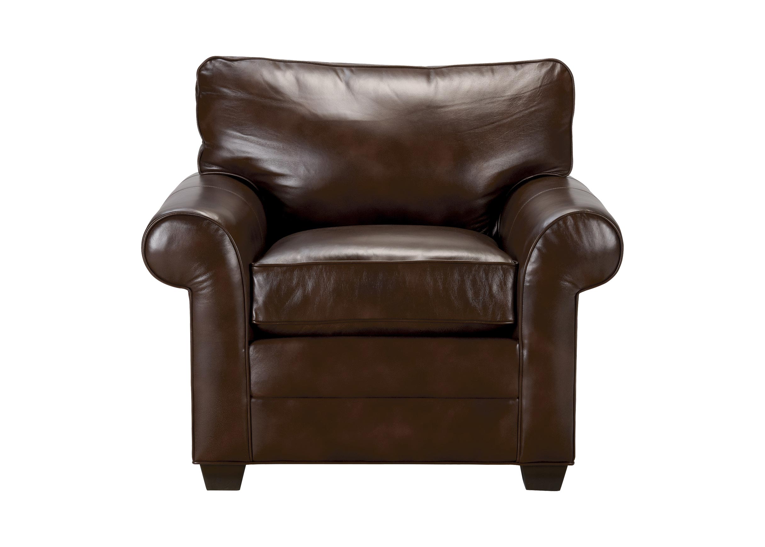 RollArm Leather Chair, Quick Ship Chairs