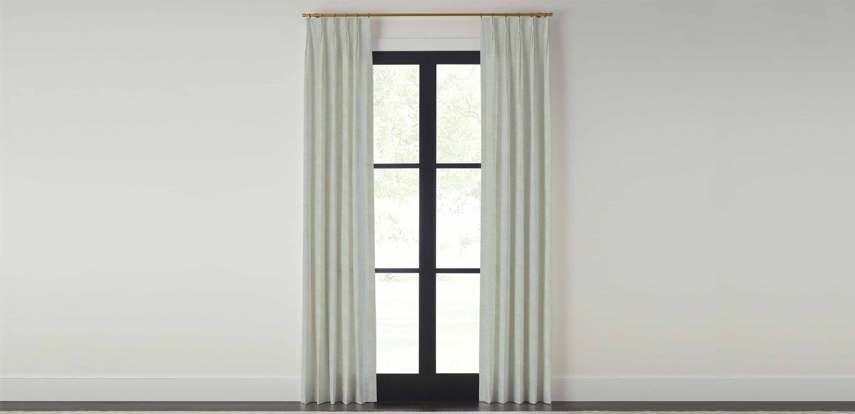 Pacific Linen Drapery Panel Linen Blend Curtain Ethan Allen