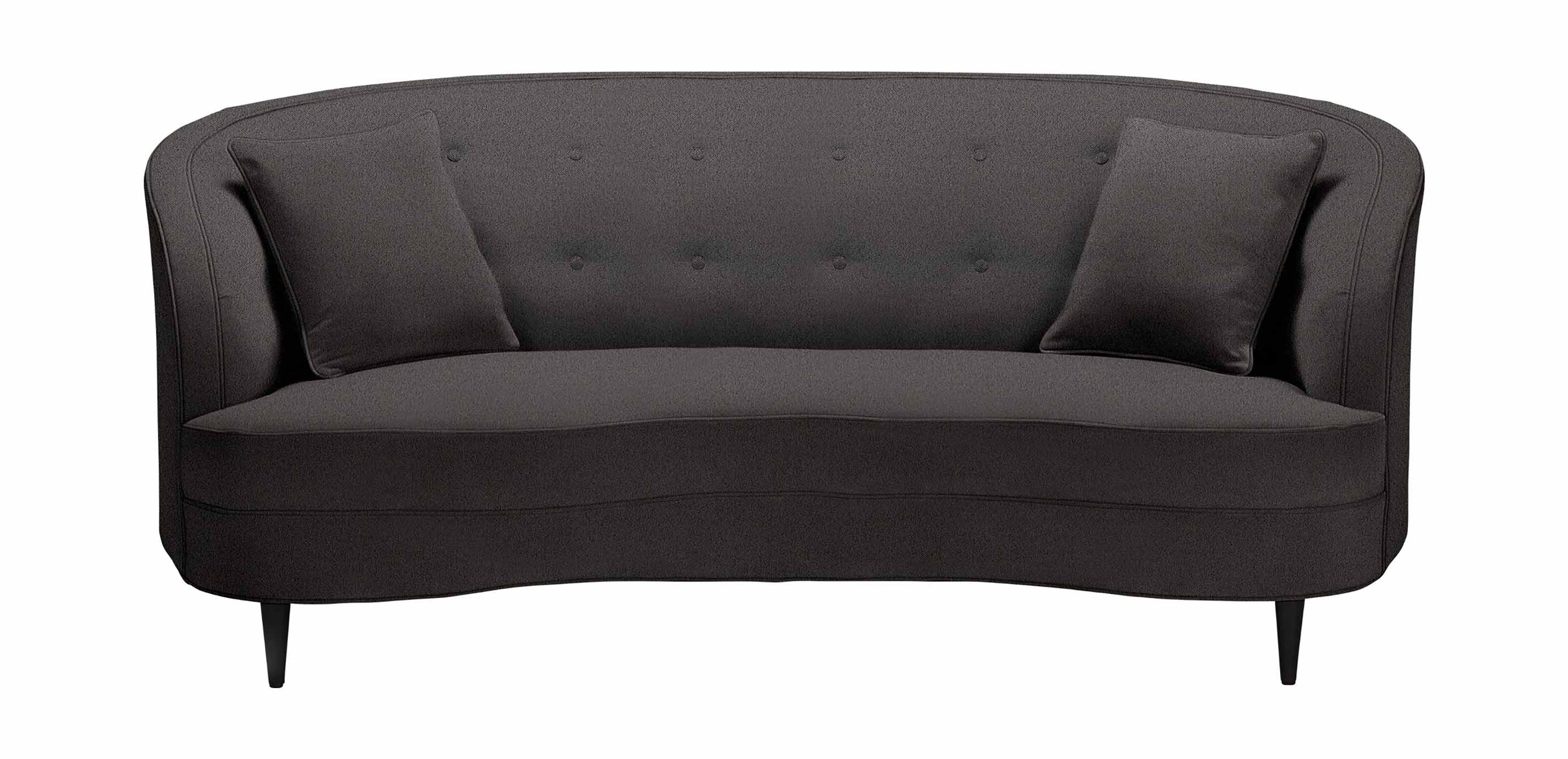 Channing Curved Sofa Apartment Sofa Art Deco Ethan Allen