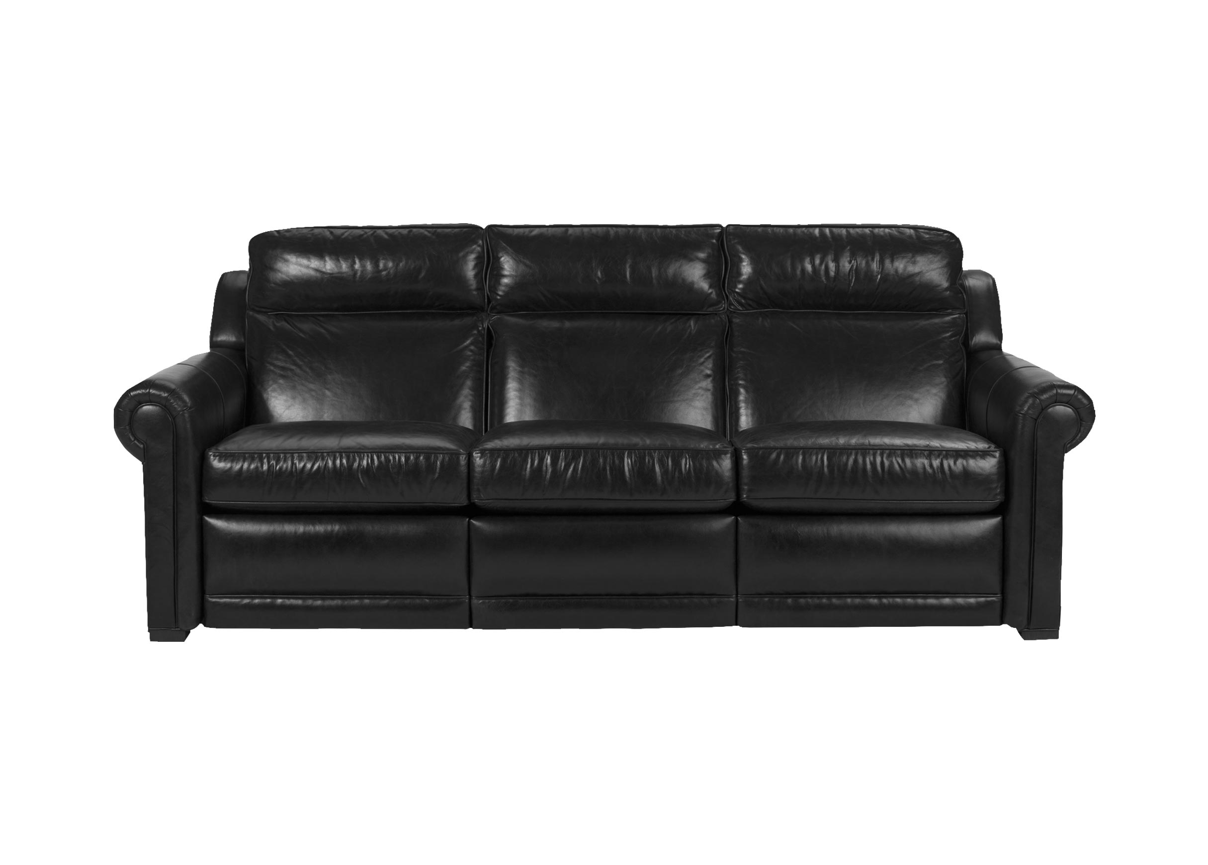 Johnston RollArm Leather Incliner Sofa Sofas & Loveseats Ethan Allen