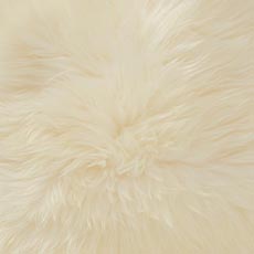 Ivory swatch Sheepskin Throw