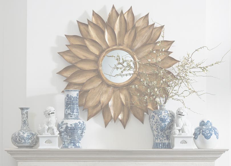 Sunflower Wall Mirror Mirrors Ethan Allen