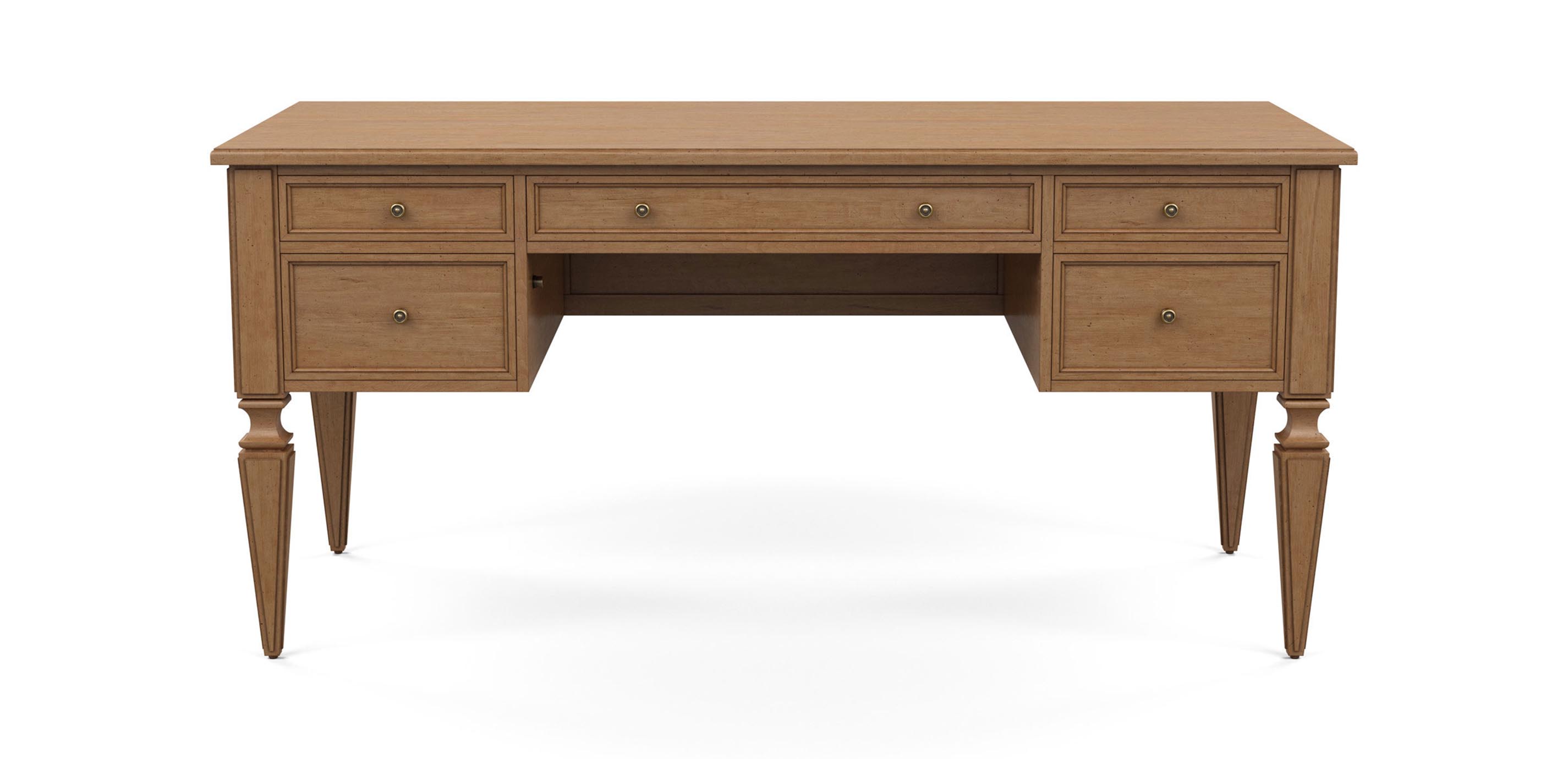 ETHAN ALLEN 　ヴィンテージデスク＆アームチェアセット　木製 Avery Desk | Desks | Ethan Allen