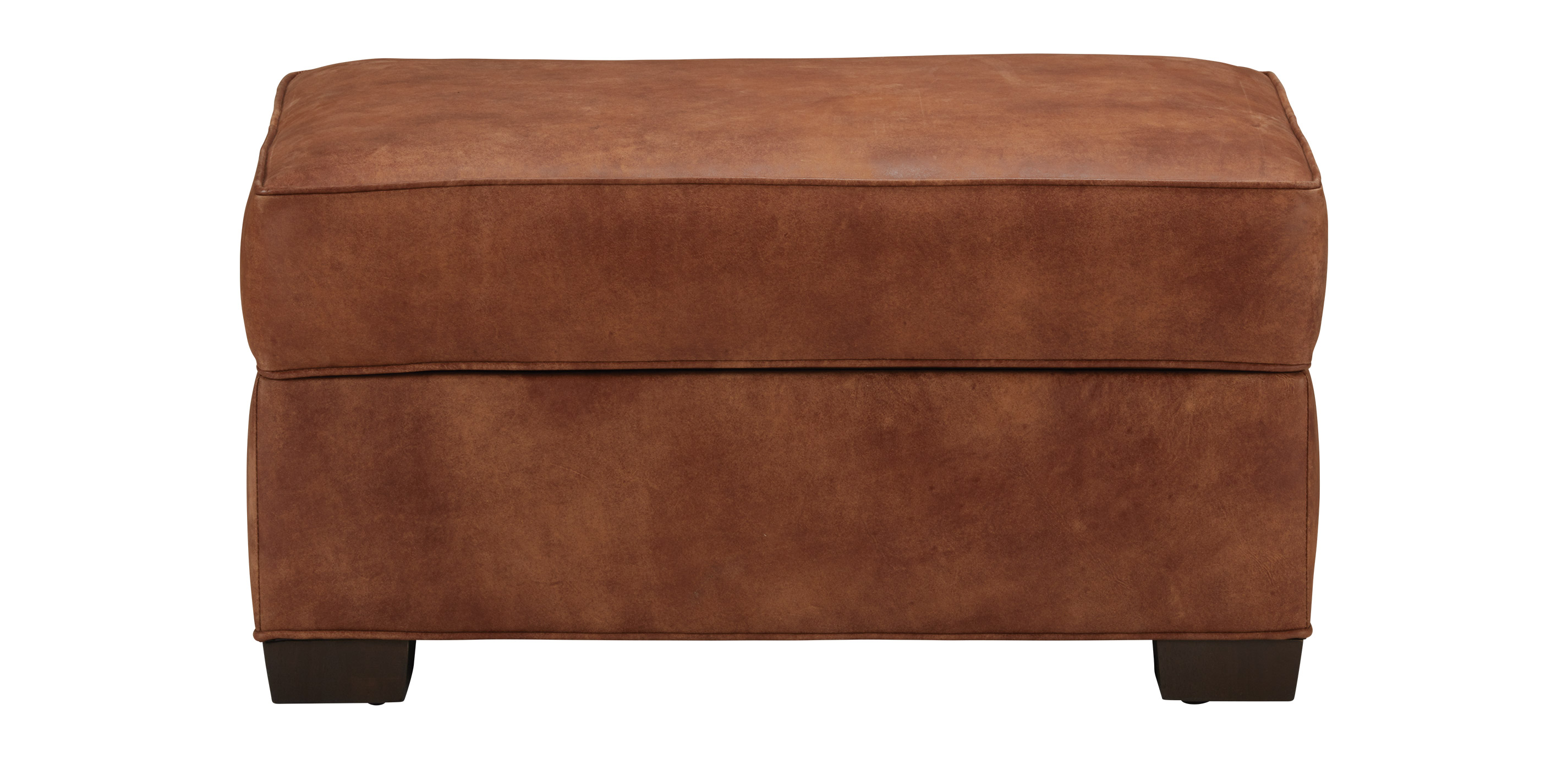 Spencer Leather Ottoman Modern Leather Ottoman Ethan Allen