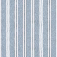 Ivory/Grey Blue/Sky swatch Cabana Stripe Linen Drapery Panel