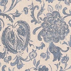 Eryn Navy (71288): large scale printed Floral, Botanical swatch Eryn Fabric