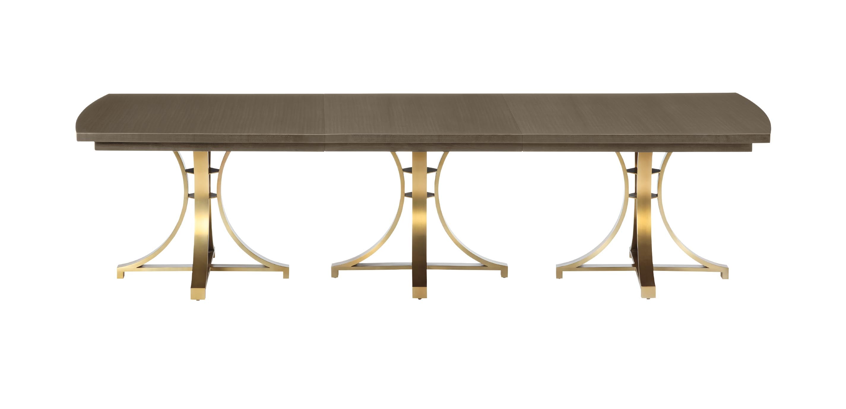 Evansview Grand Dining Table with Metal Pedestals | Ethan Allen