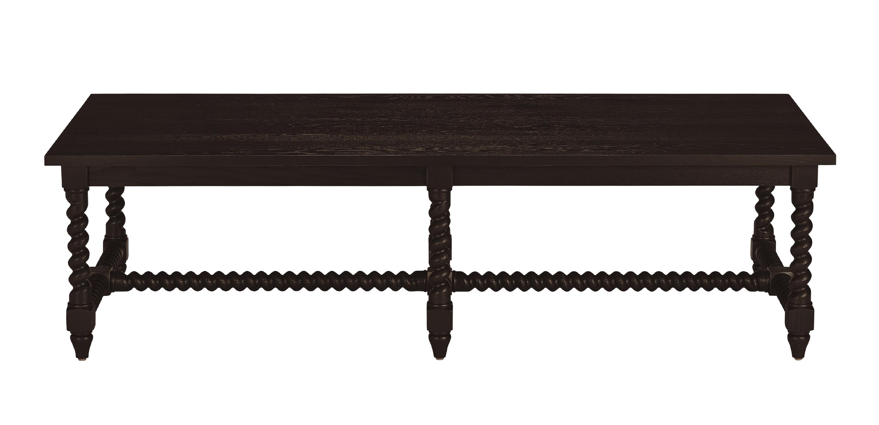 Madalynn Rectangular Barley Twist Coffee Table | Ethan Allen
