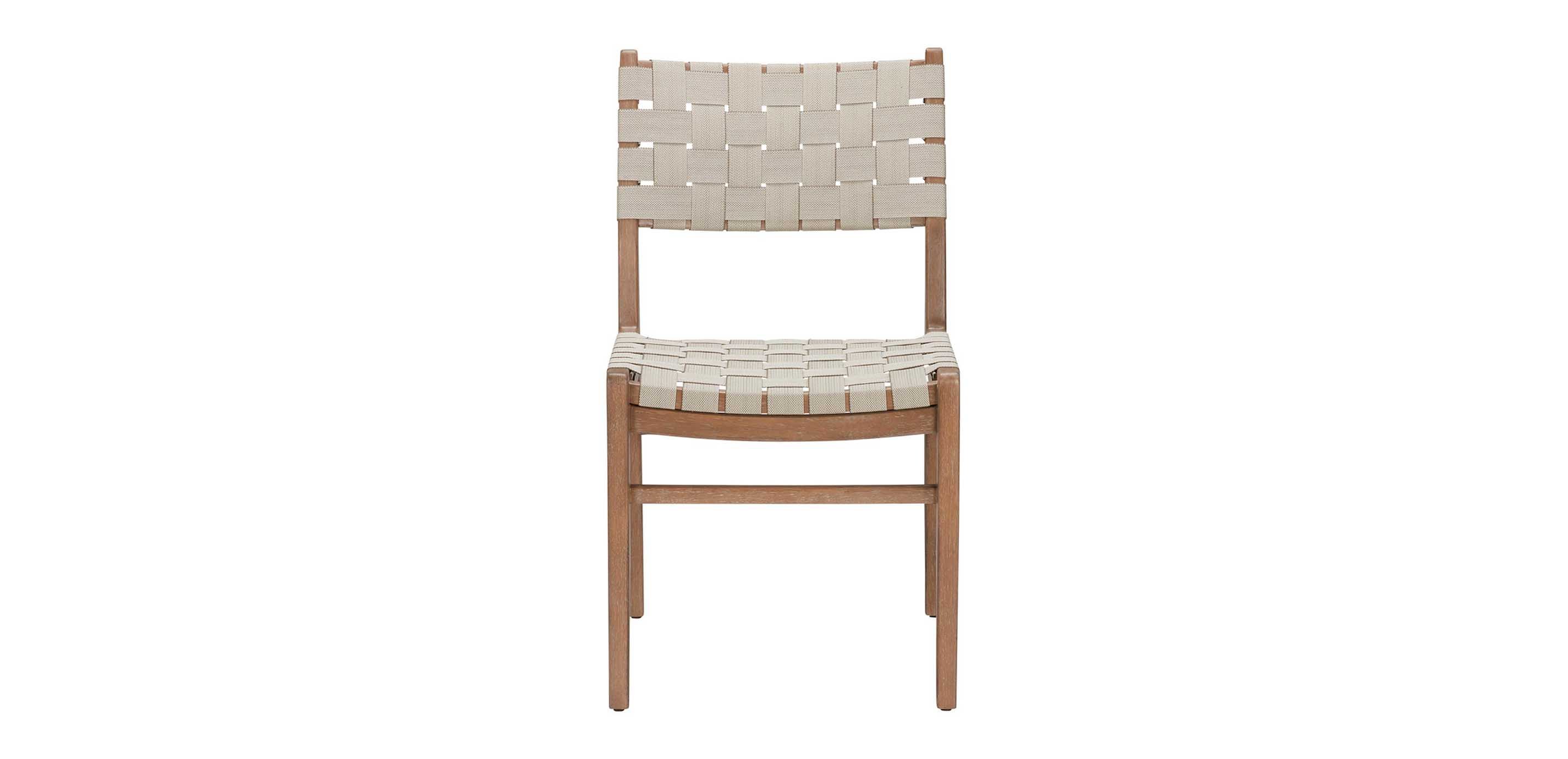 Marteen Woven Dining Chair Woven Side Chair Ethan Allen