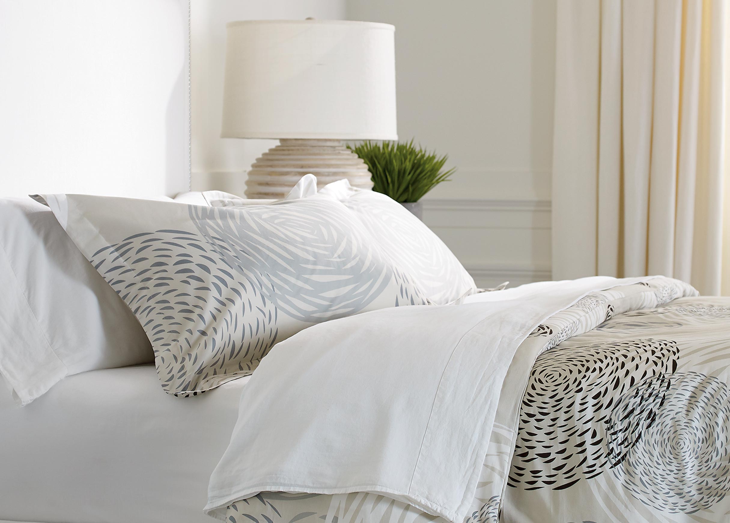 Modern Swirl Sham Bedding Ethan Allen