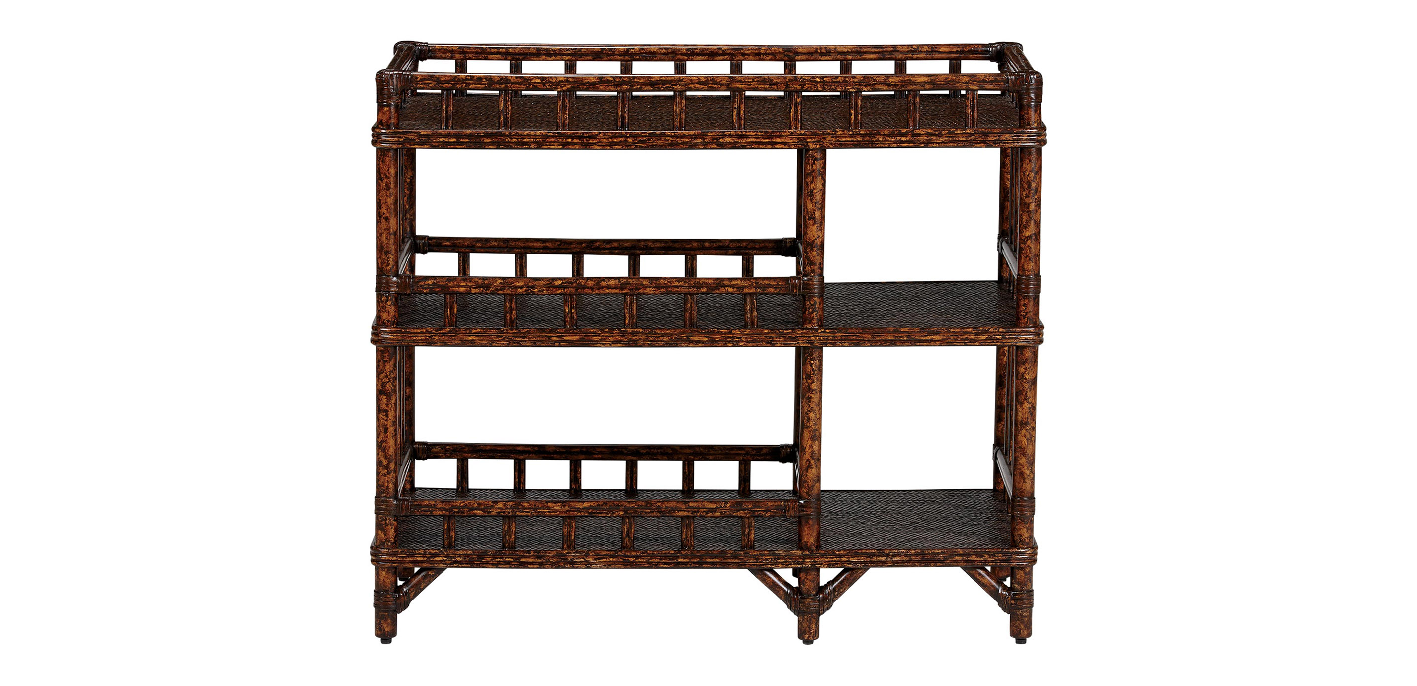 Lora Rattan Bar Storage & Display Ethan Allen