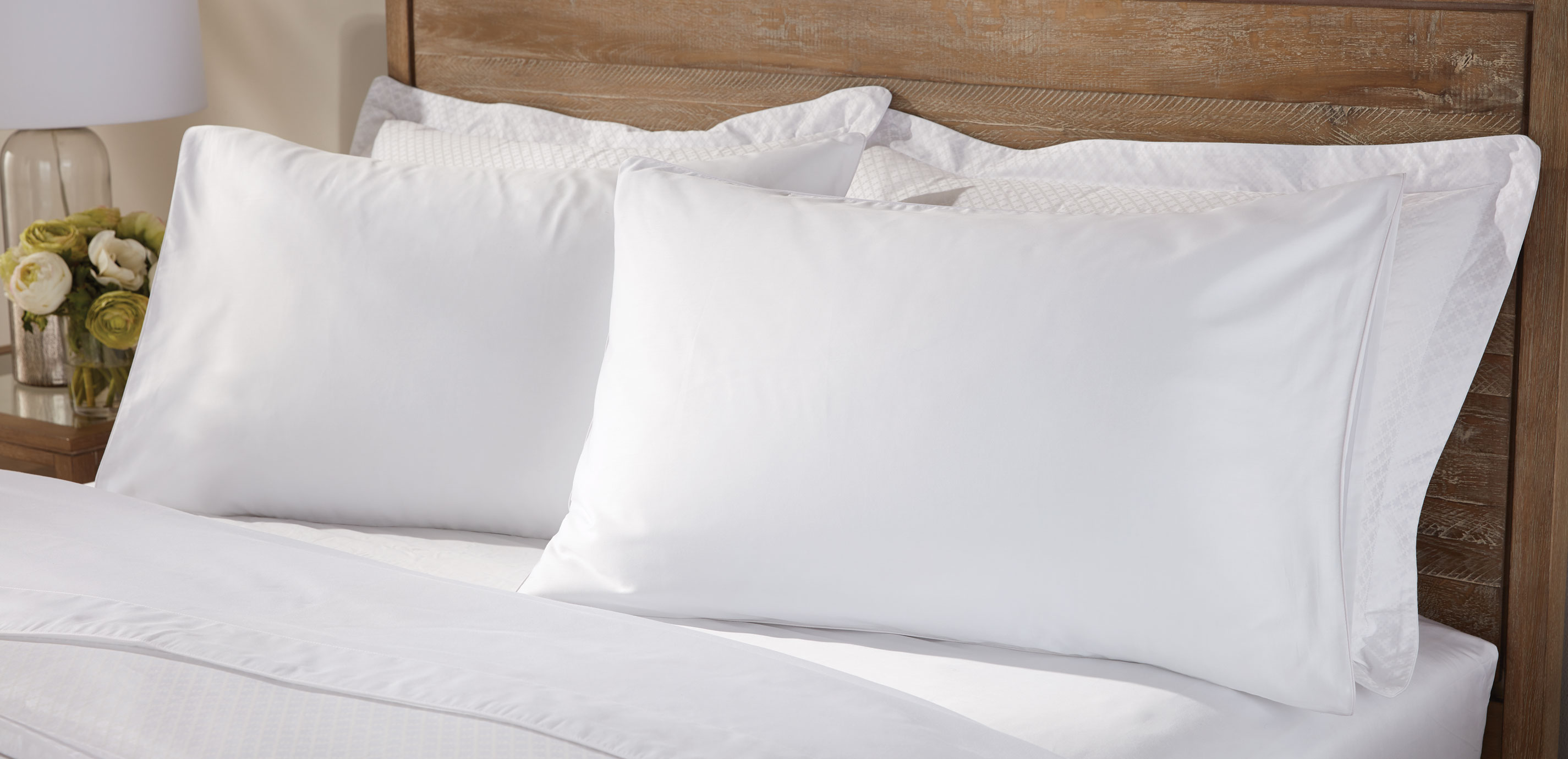Ensuite HotelStyle Pillowcases White Pillow Case Ethan Allen