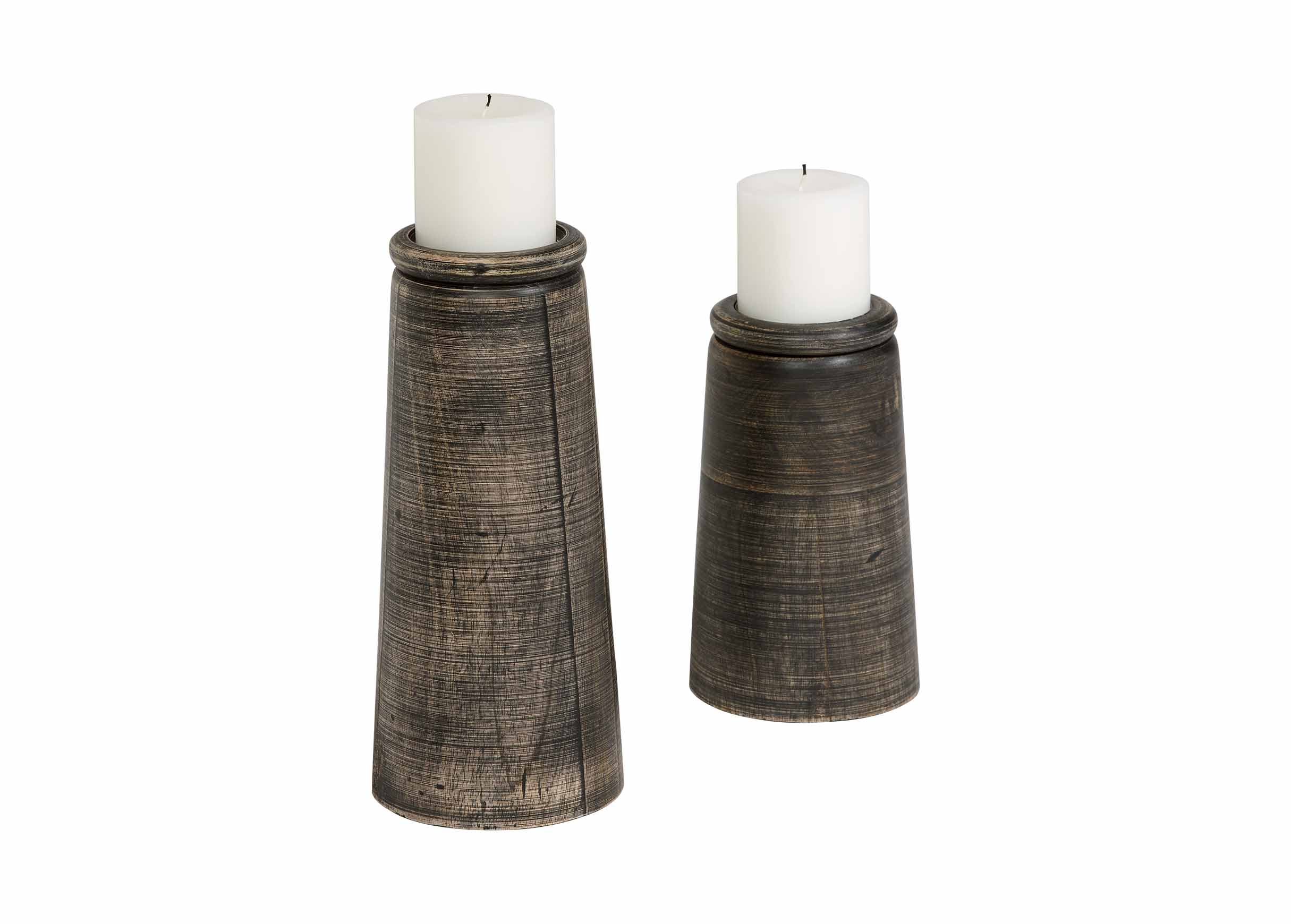Dillon Black Candleholders Candle Holders Ethan Allen