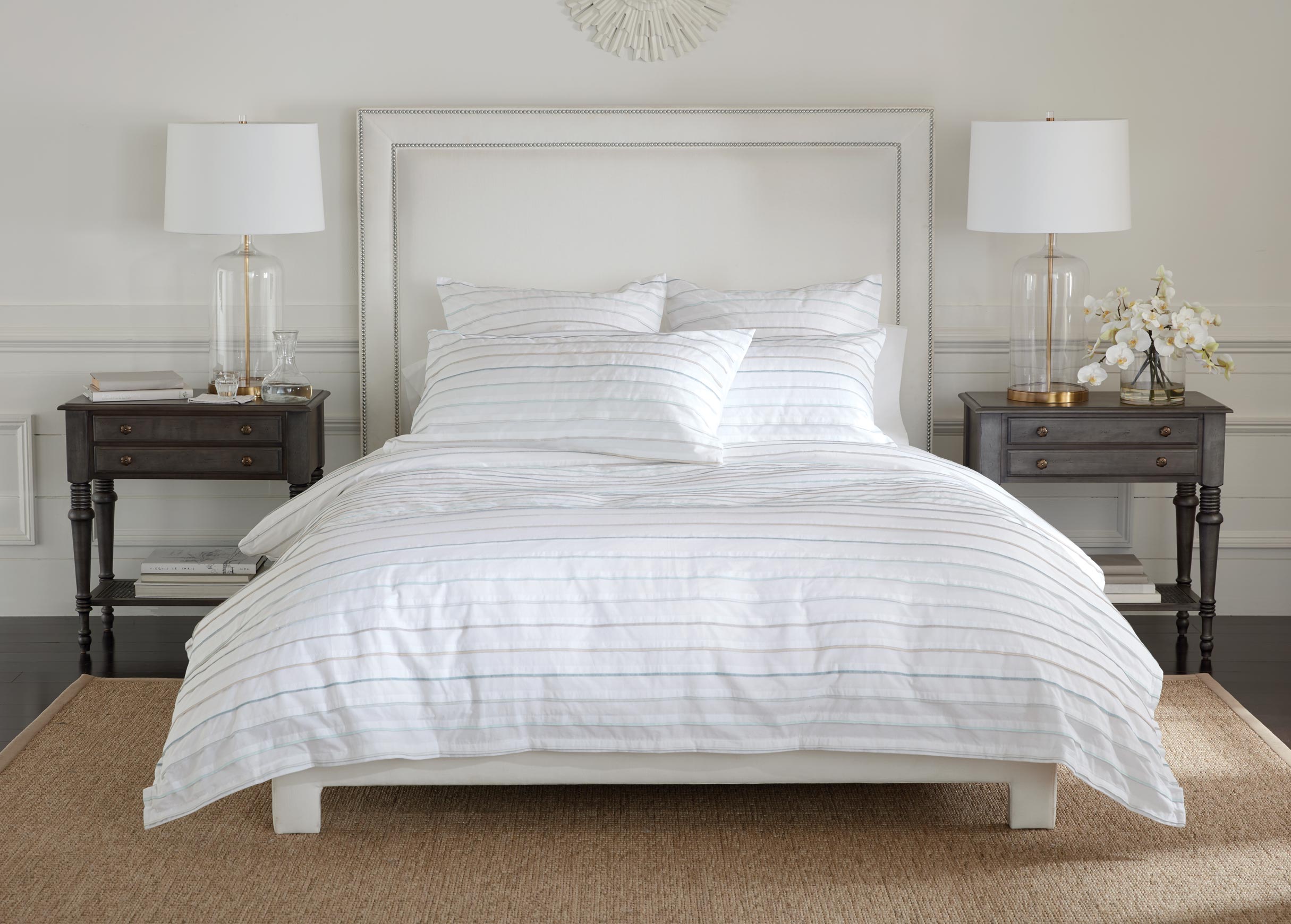 Pleated Duvet Cover and Shams  Duvet Covers