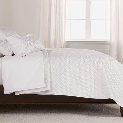 Salena Quilted Coverlet, Pearl Product Thumbnail