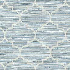 Blue swatch Terese Textured Wallpaper