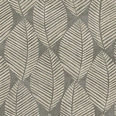 Gray swatch Yvette Leaf Wallpaper