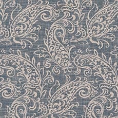 Bianca Denim (44285): traditional woven paisley swatch Bianca Linen Fabric
