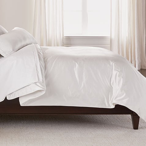 Salena Solid Duvet Cover, Pearl Product Thumbnail