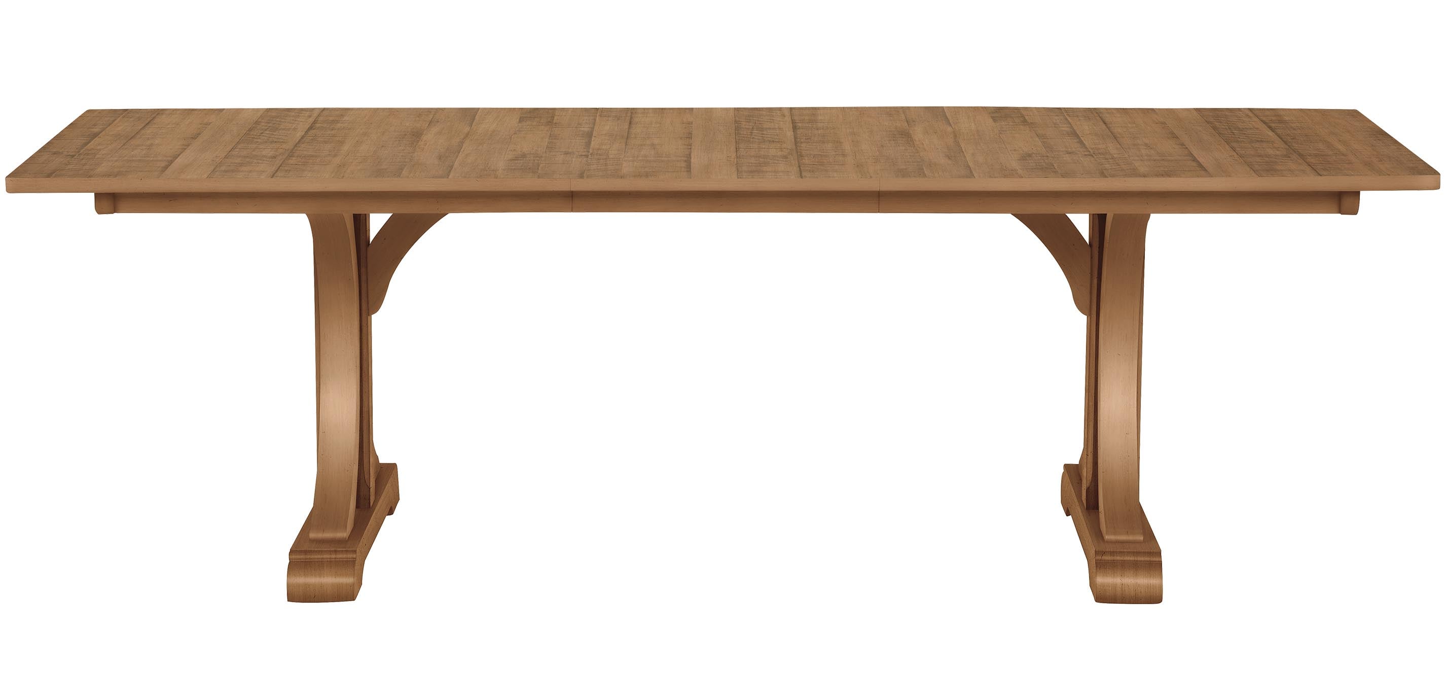 Corin Rough-Sawn Trestle Extension Dining Table | Ethan Allen