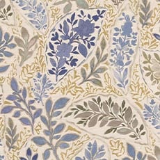 Josie Blue (31787): transitional printed Floral, Botanical swatch Josie Sorbet Fabric