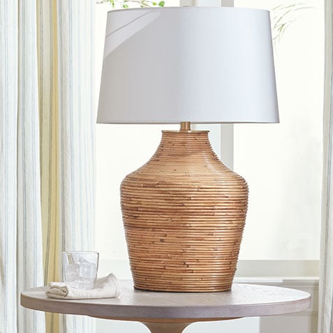 Marlie Rattan Table Lamp