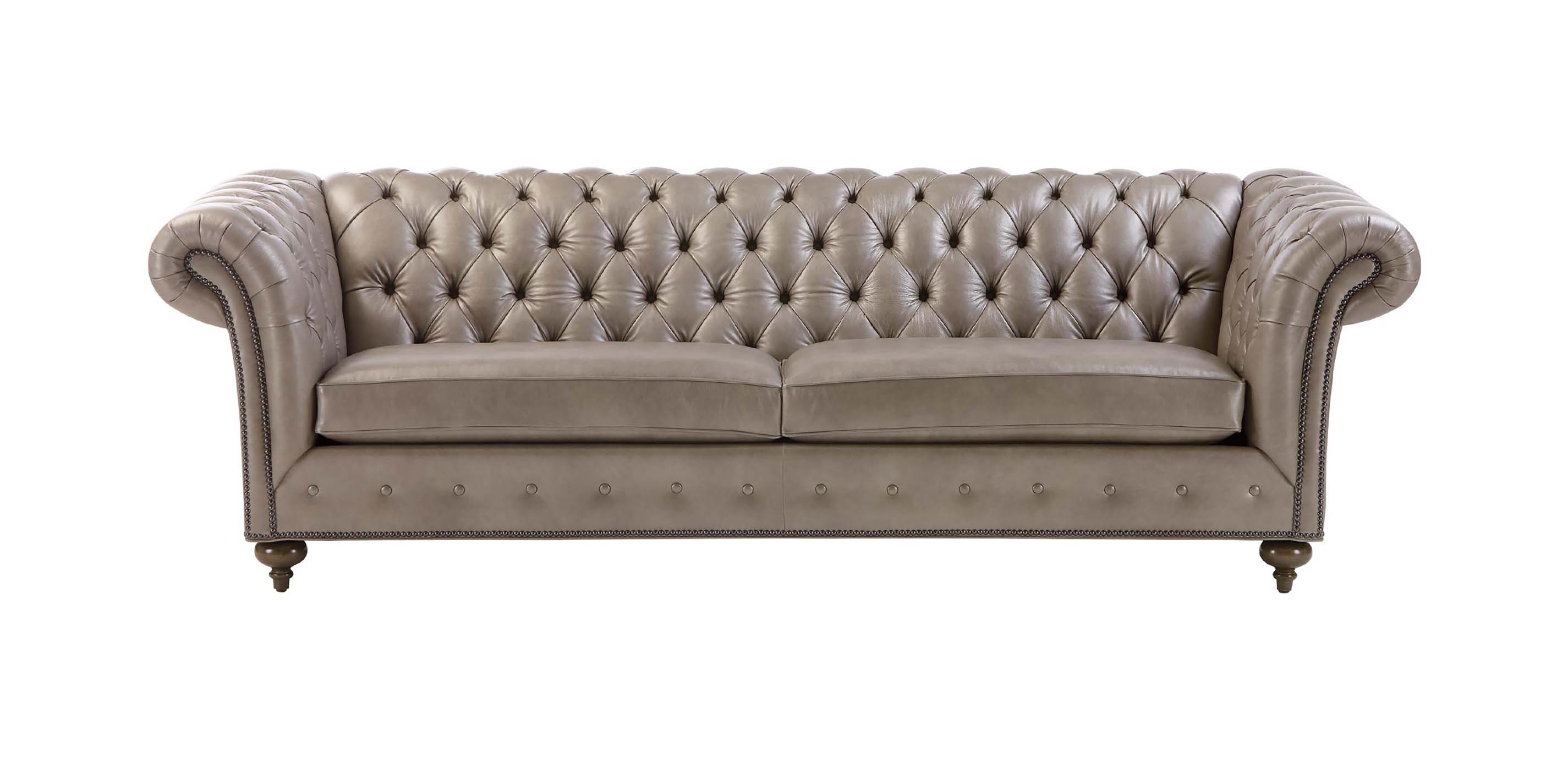 Mansfield Leather Grand Sofa Ethan Allen