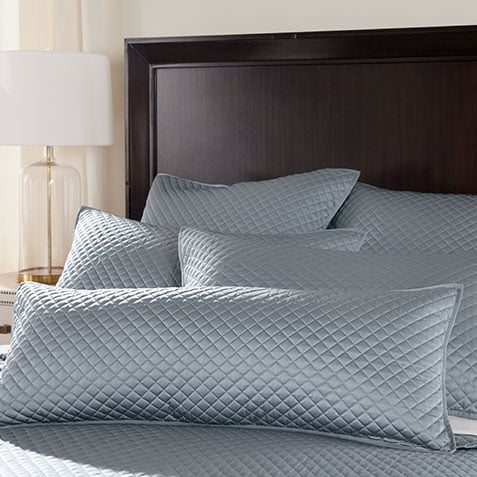 Salena Diamond Quilted Lumbar Pillow 14" x 36" Product Thumbnail