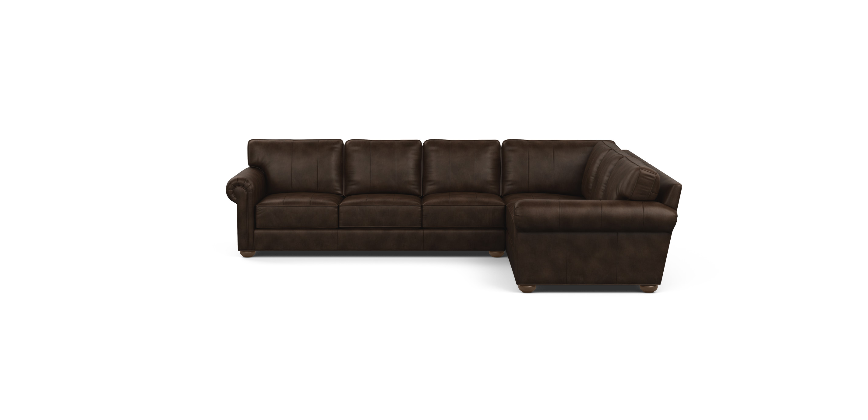 Richmond Three-Piece Leather Grand Sectional | Ethan Allen