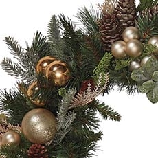 Natural swatch 6' Holiday Garland