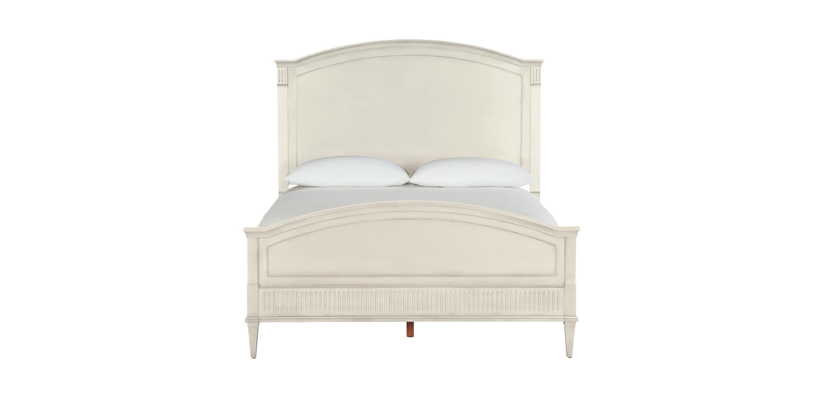 Clayten Bed with Curved Headboard & Tall Footboard | Ethan Allen