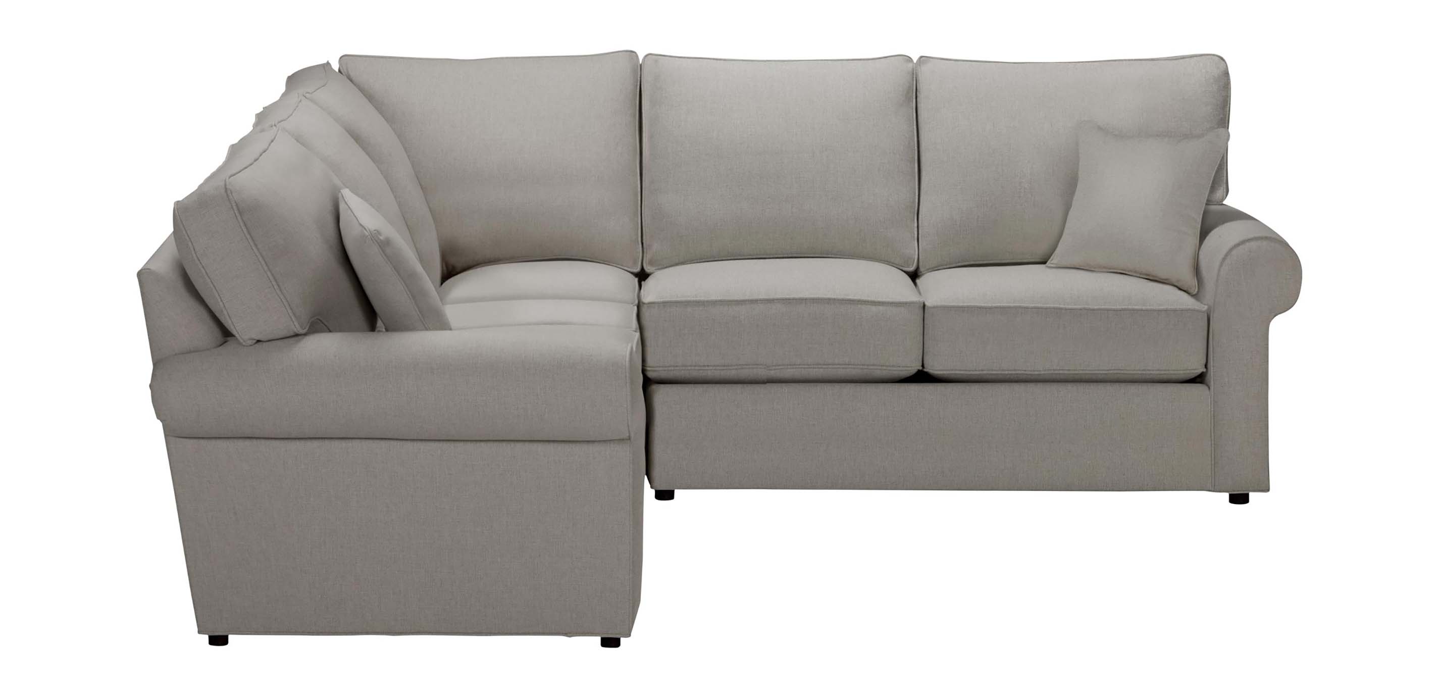 Retreat RollArm Three Piece Sectional, Quick Ship Sectionals Ethan