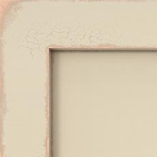 Aged Bisque (306): White paint, highly worn edges show stained wood below, overall glazing, high sheen. swatch Dynasty Rectangular Coffee Table