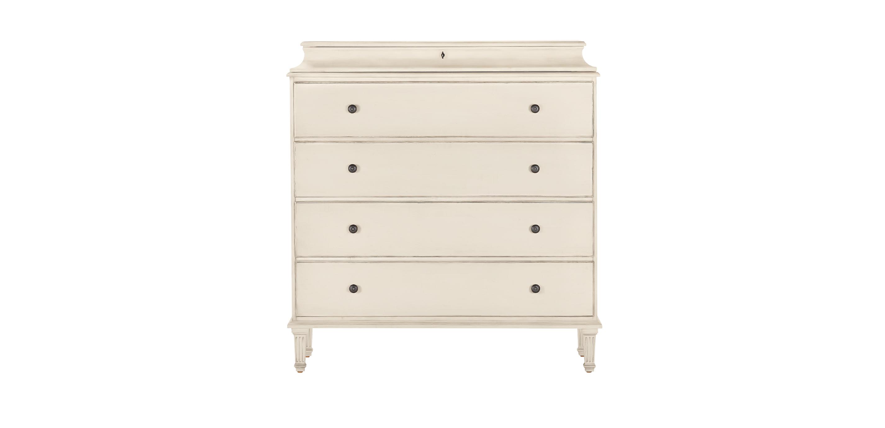 Leora Tall Chest with 4 Drawers | Ethan Allen