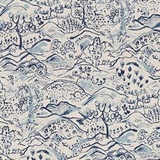Idlewyld Blue (65787) swatch Idlewyld Seaglass Fabric By the Yard