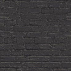 Black swatch Brickyard Wallpaper