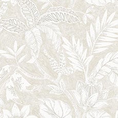 White swatch Florence Wallpaper