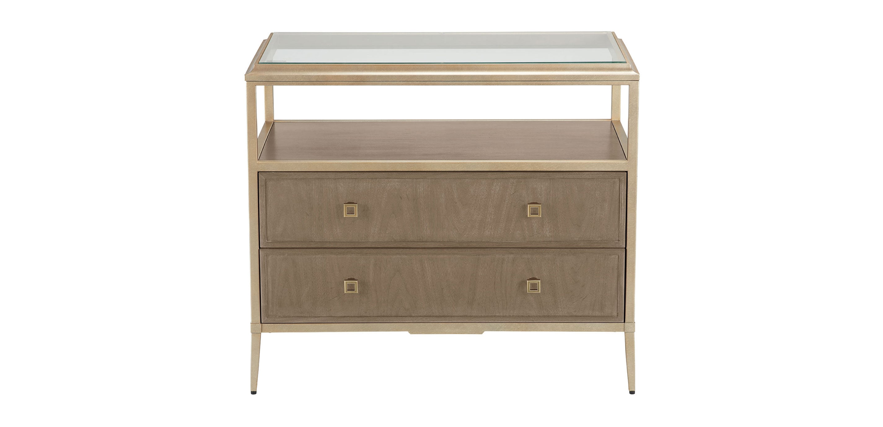 Regis Night Table | Glass-Top End Table | Ethan Allen