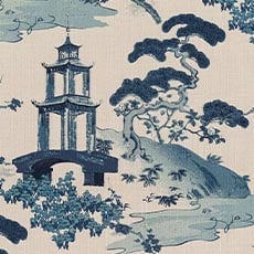 Zen Garden Blue (81187) swatch Zen Garden Fabric