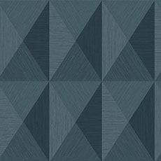 Blue swatch Napa Geometric Wallpaper