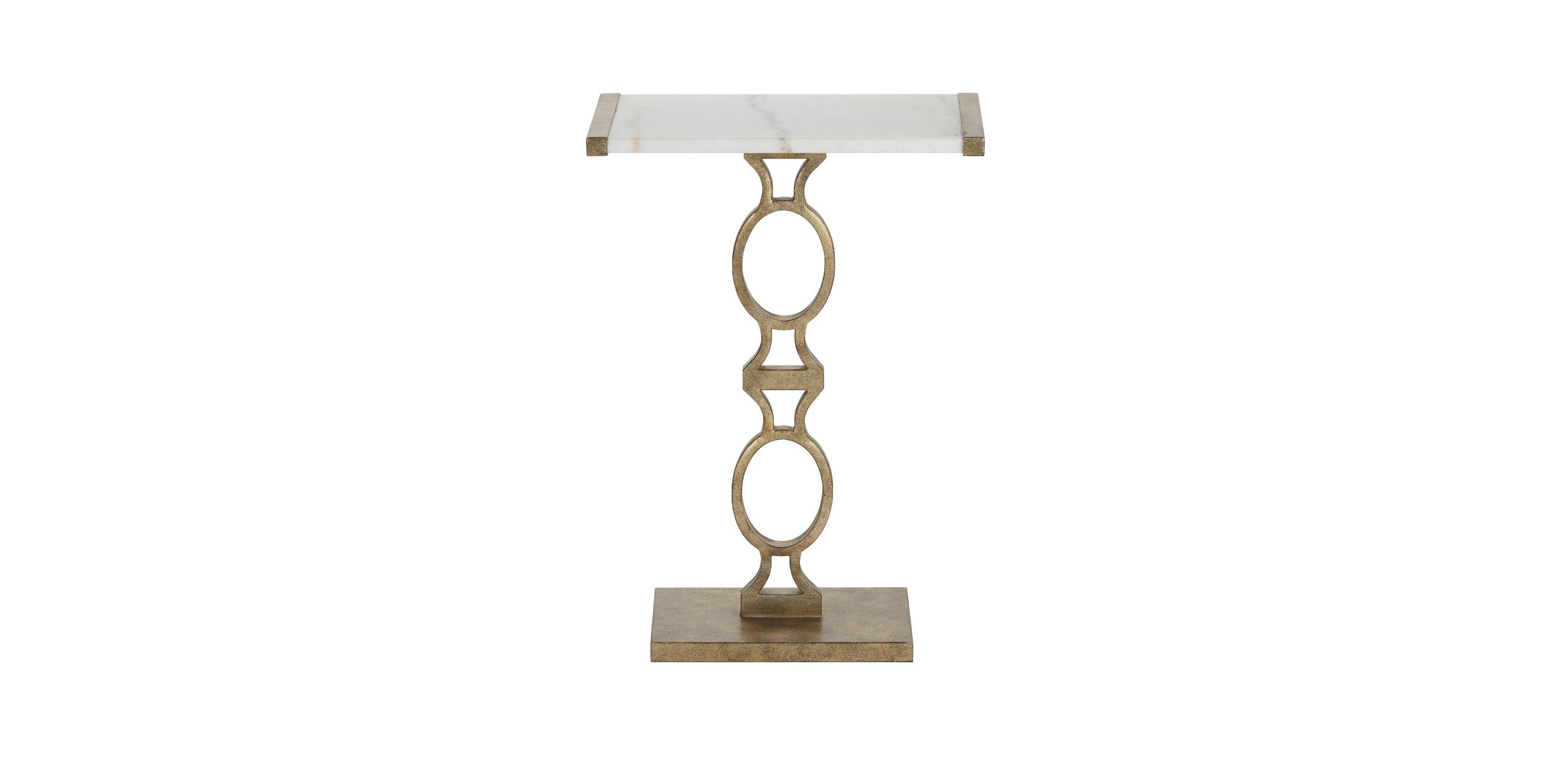 Owen Marble-Top Accent Table | Ethan Allen