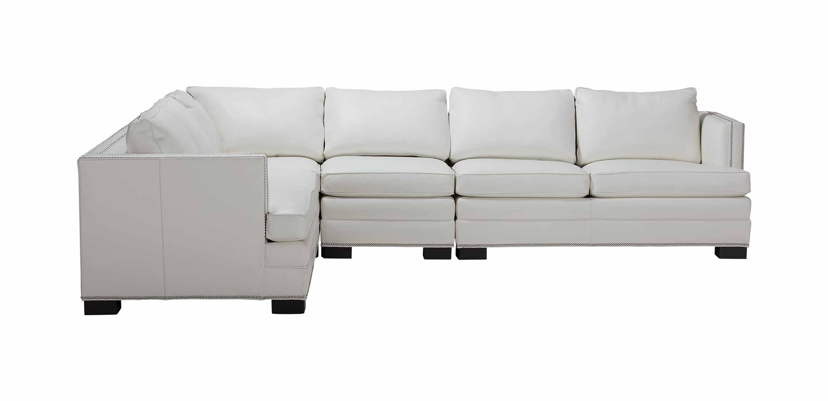 Astor Four Piece Leather Sectional