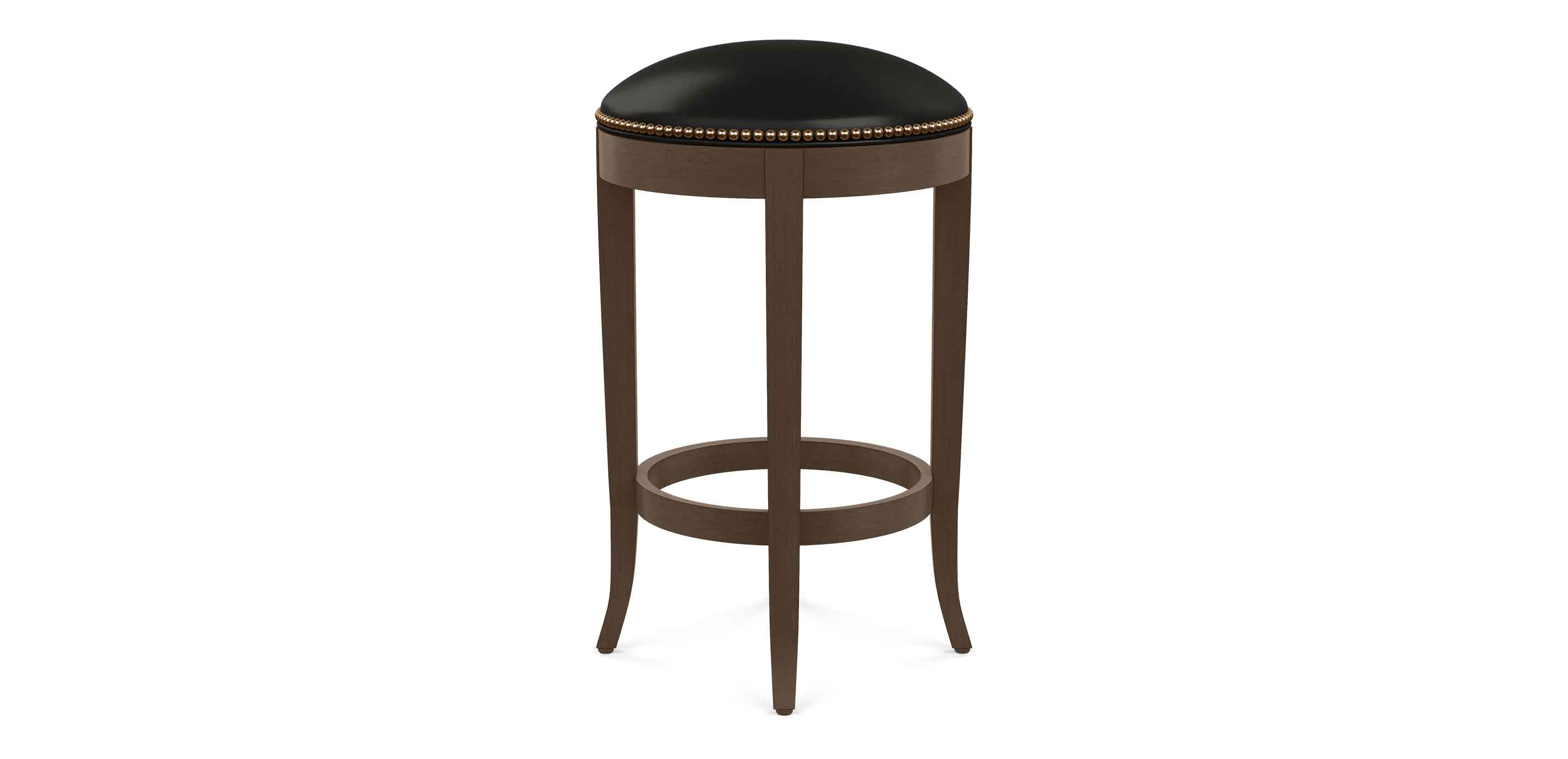 Asher Leather Counter Stool Bar & Counter Stools Ethan Allen