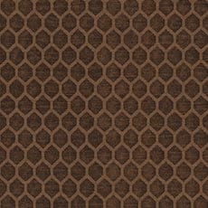 Hex Chocolate (70776): small scale chenille coordinate swatch Hex Linen Fabric By the Yard