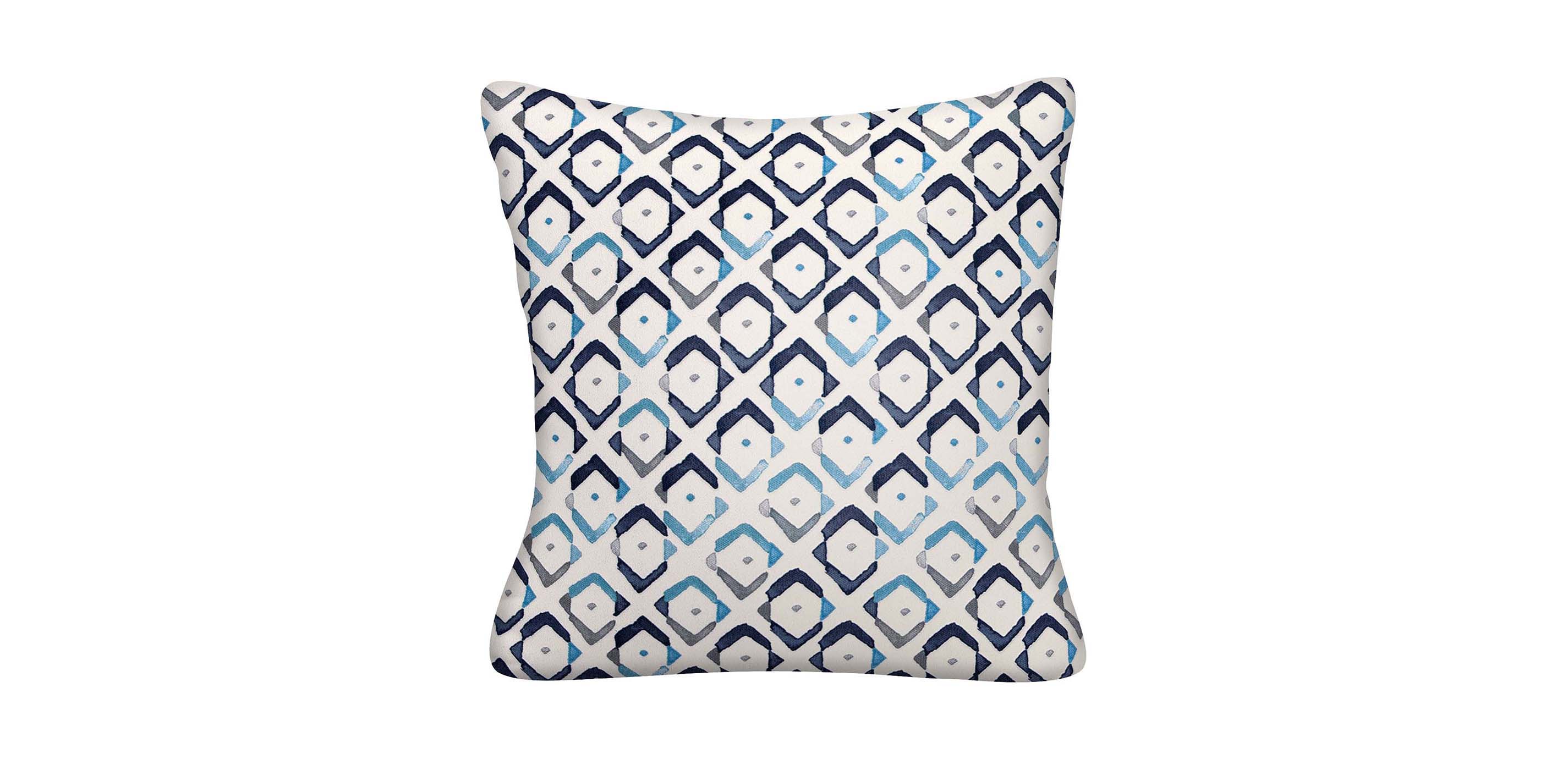 Collins Indigo Outdoor Pillow Outdoor Pillows Ethan Allen