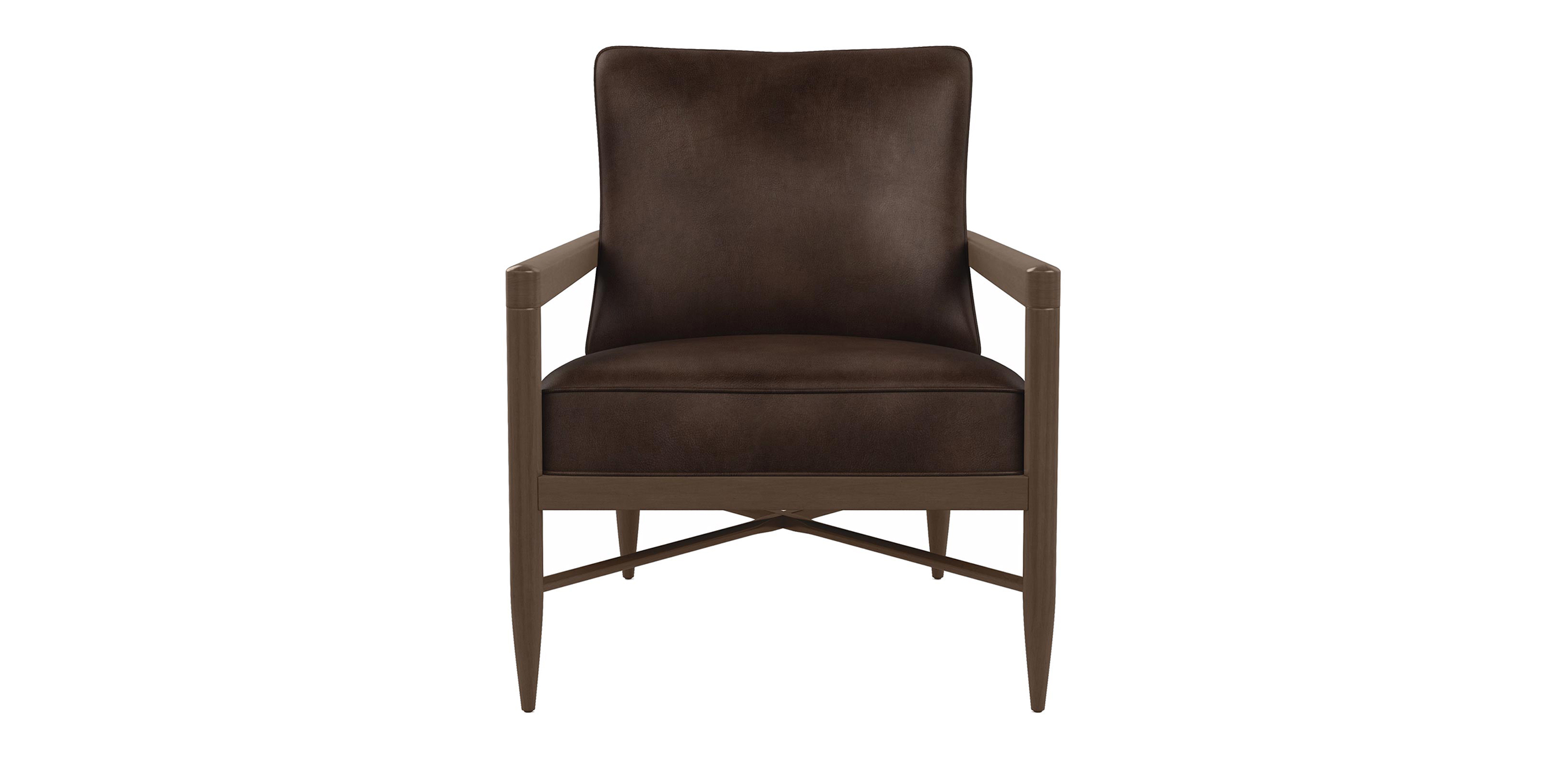 Elgin Leather Chair Chair And Ottoman Event Ethan Allen