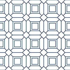 White/Blue swatch Locked In Wallpaper