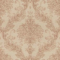 Emilia Spice (74166): traditional woven paisley damask swatch Emilia Taupe Fabric